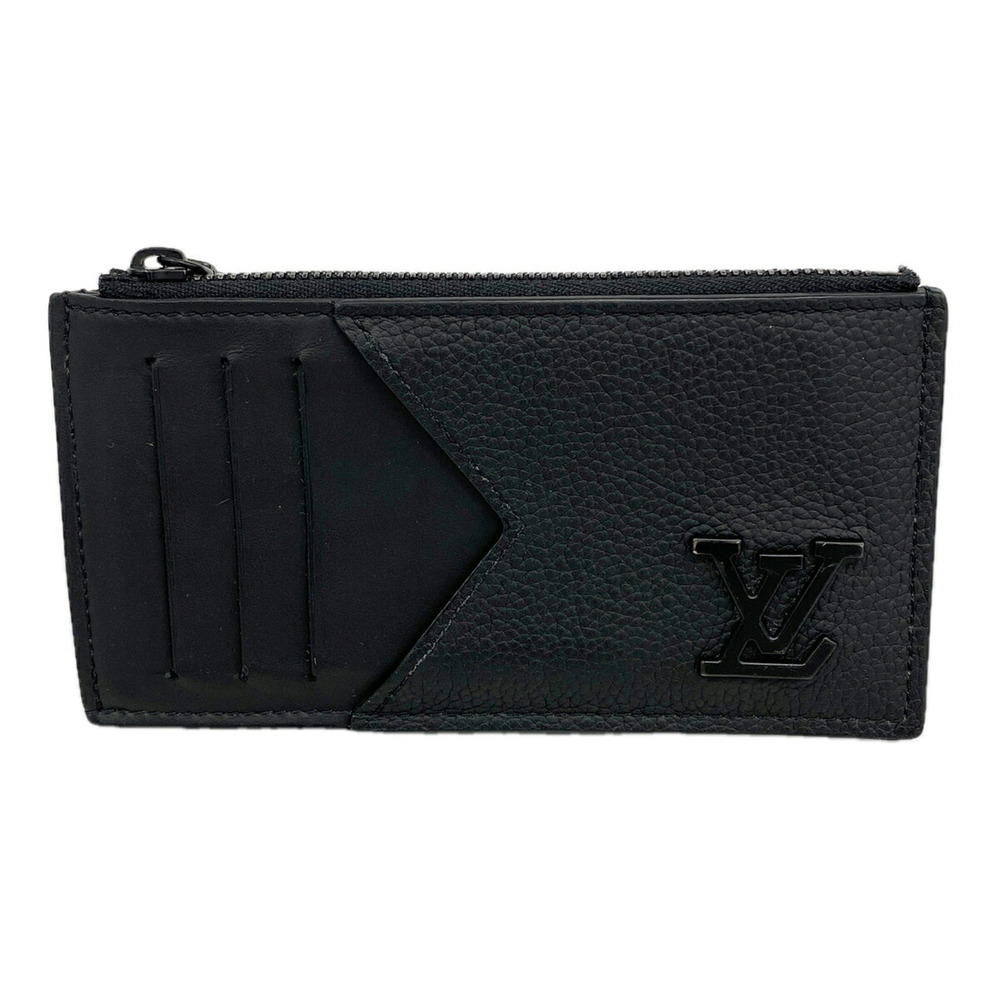 Louis Vuitton Wallet/Coin Case LV Aerogram Coin Card Holder M82068 Black Men'...